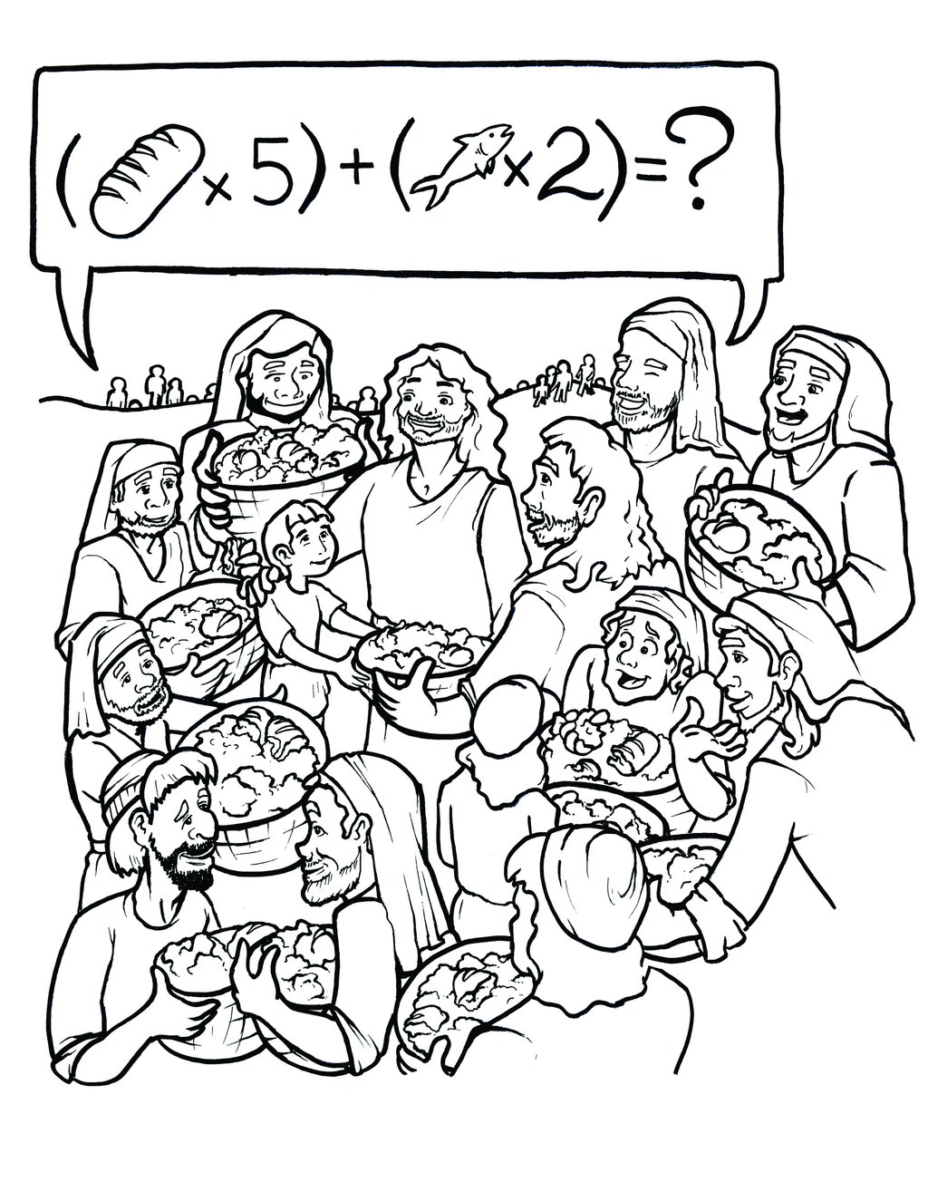 Cool Feeding 5000 11 Coloring Page