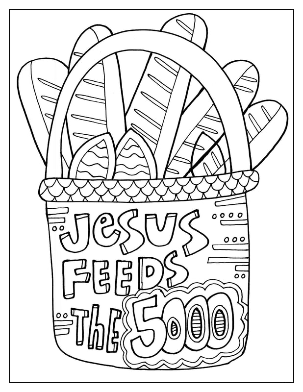Feeding 5000 14 Cool Coloring Page