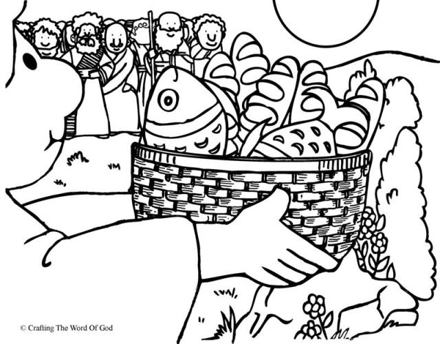Feeding 5000 21 Cool Coloring Page
