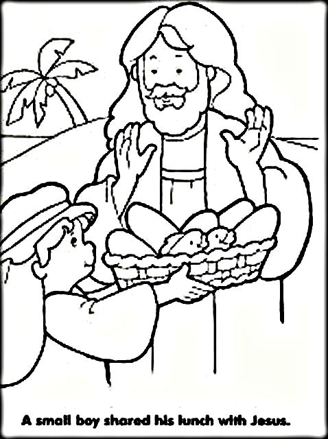Feeding 5000 29 Cool Coloring Page