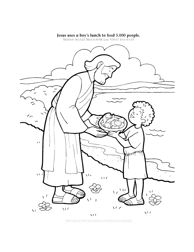 Cool Feeding 5000 3 Coloring Page