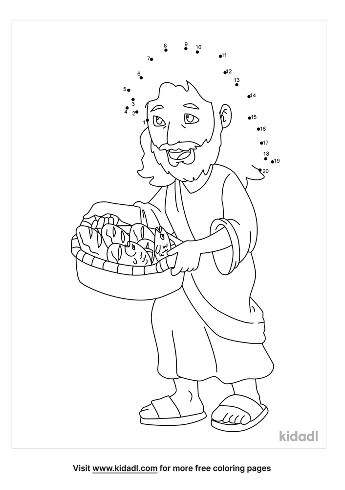 Feeding 5000 41 Cool Coloring Page