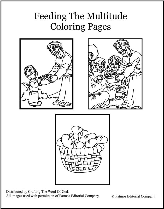Feeding 5000 6 Cool Coloring Page