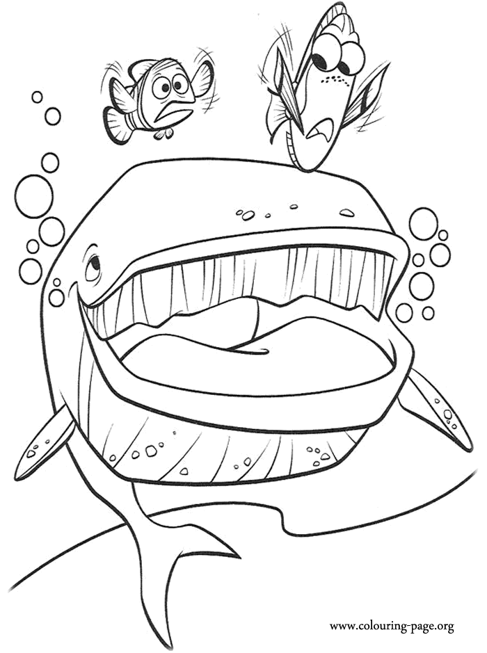 Finding Nemo 10 For Kids Coloring Page