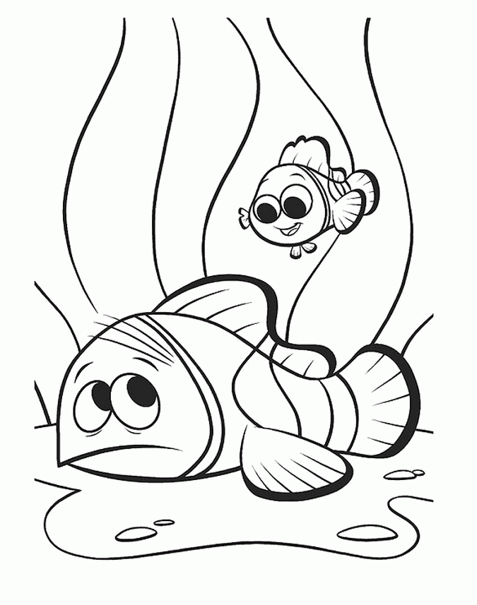 Cool Finding Nemo 12 Coloring Page