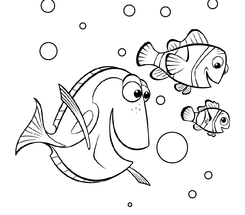 Cool Finding Nemo 19 Coloring Page