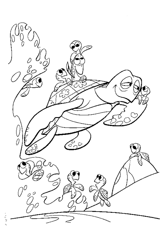 Finding Nemo 2 For Kids Coloring Page