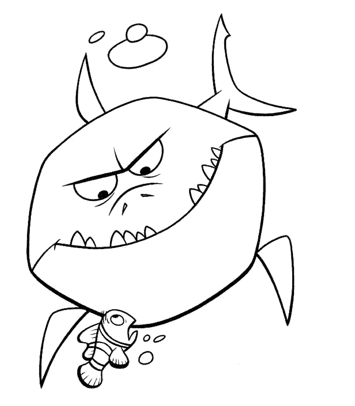 Cool Finding Nemo 23 Coloring Page