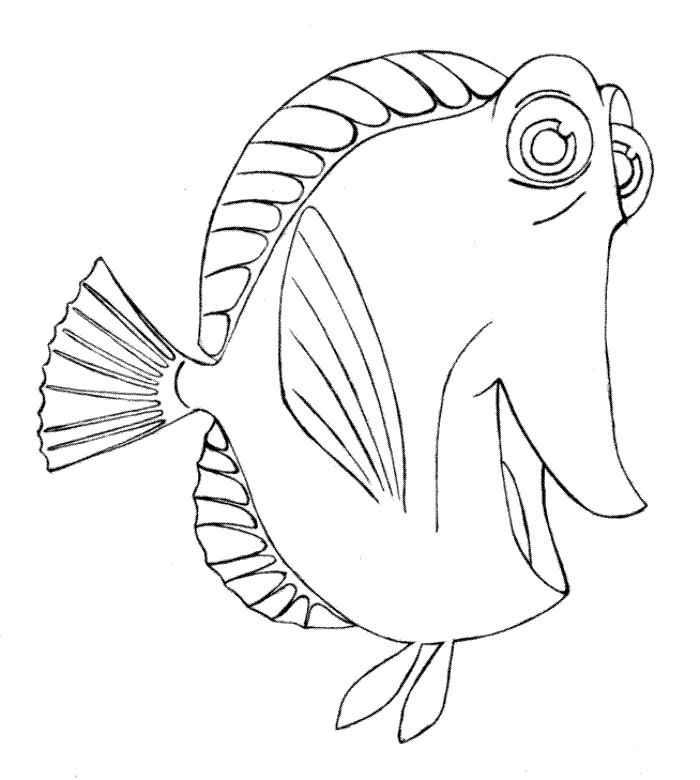 Finding Nemo 26 Cool Coloring Page