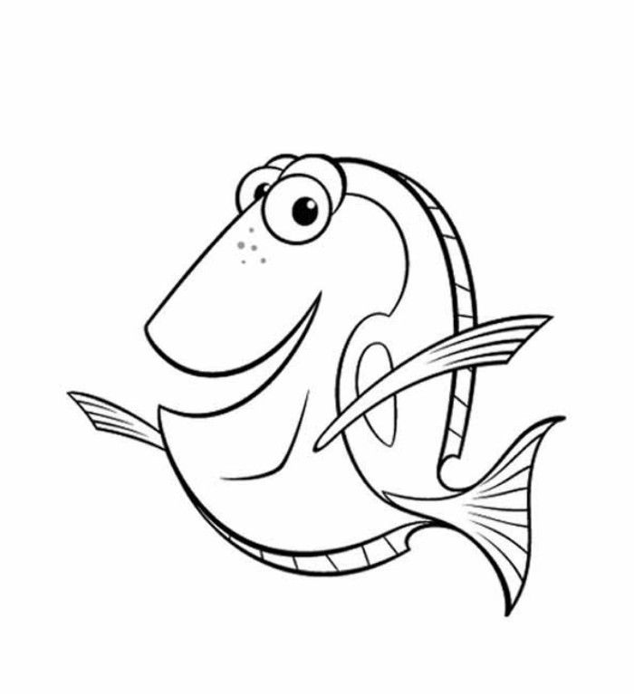 Finding Nemo 3 Cool Coloring Page