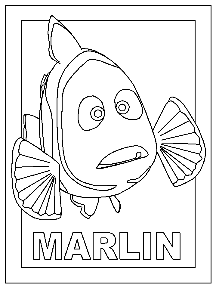 Cool Finding Nemo 31 Coloring Page