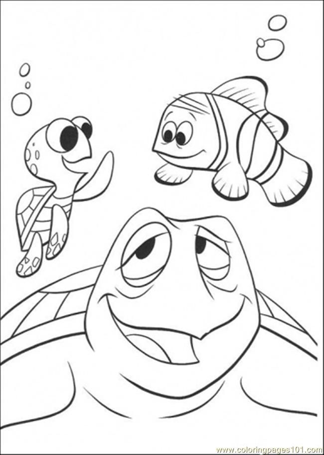 Finding Nemo 34 Cool Coloring Page