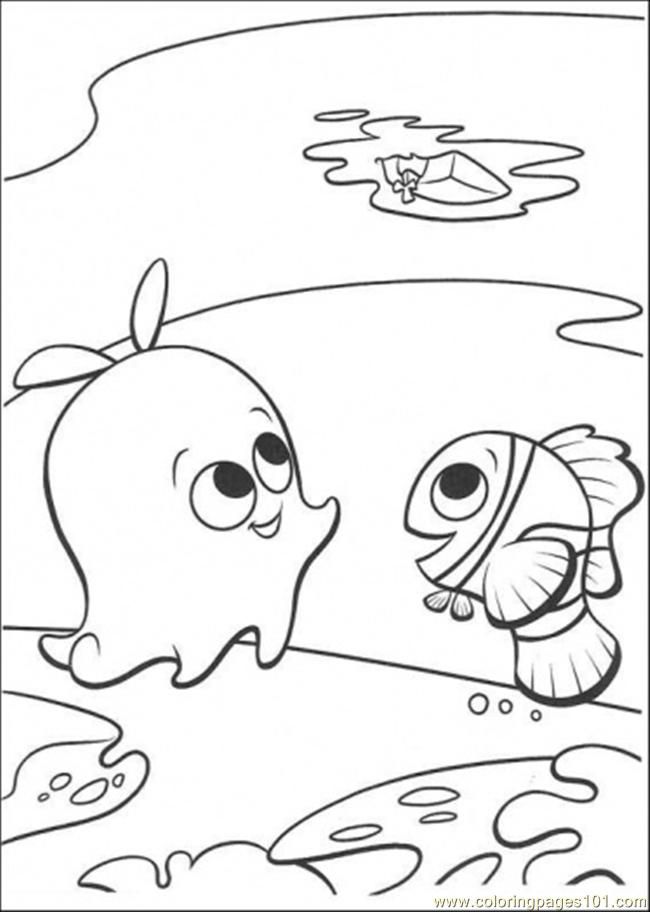 Cool Finding Nemo 35 Coloring Page