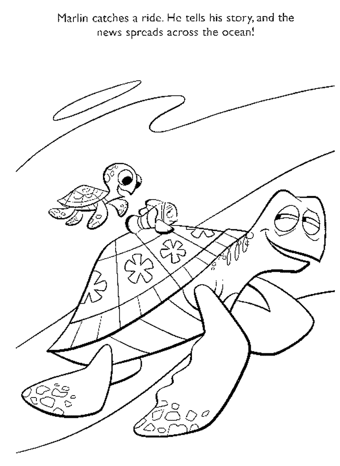Finding Nemo 36 Cool Coloring Page