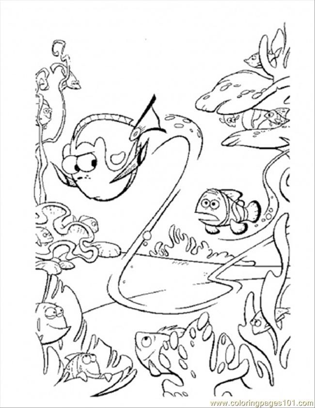 Finding Nemo 40 Cool Coloring Page