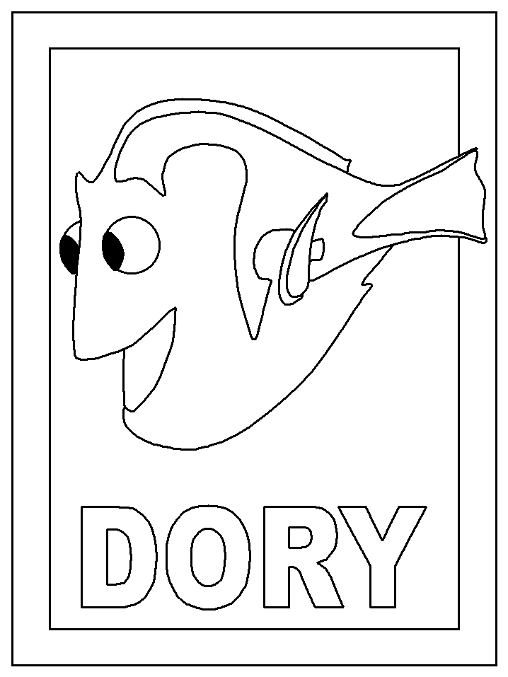 Finding Nemo 41 For Kids Coloring Page