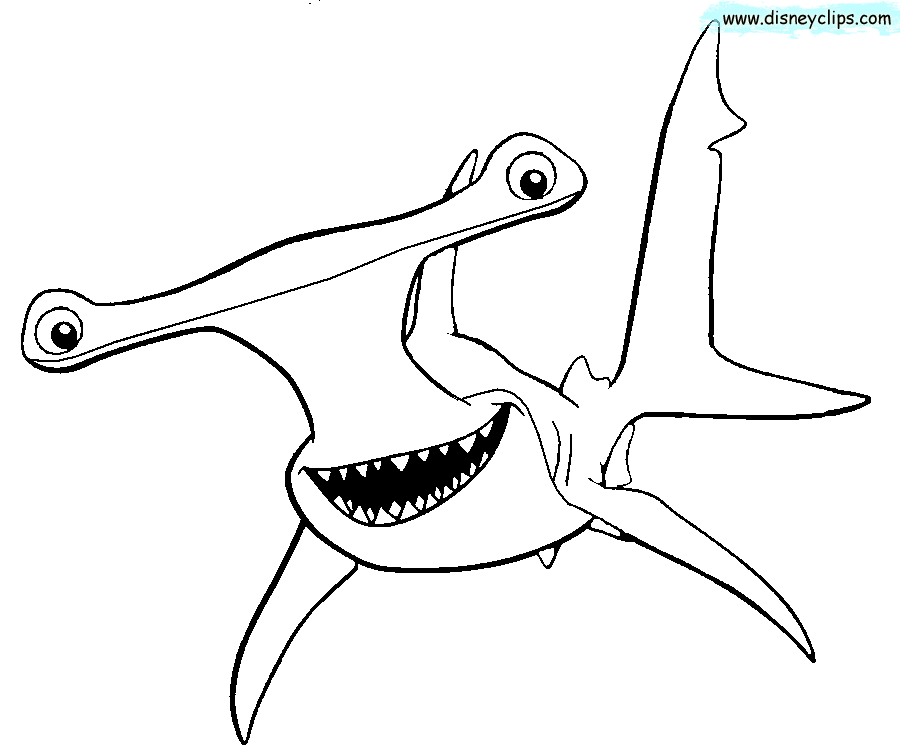 Finding Nemo 45 For Kids Coloring Page