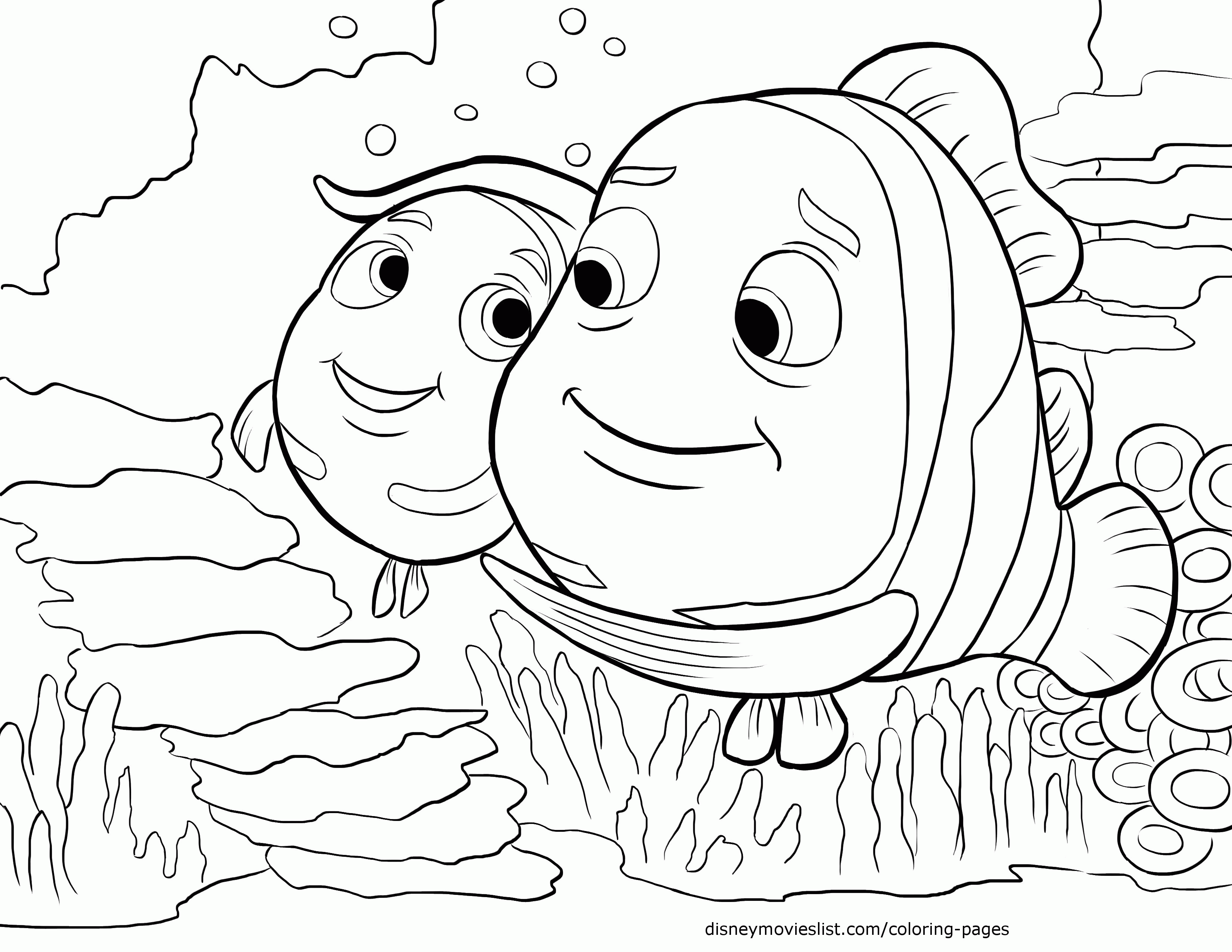 Cool Finding Nemo 47 Coloring Page