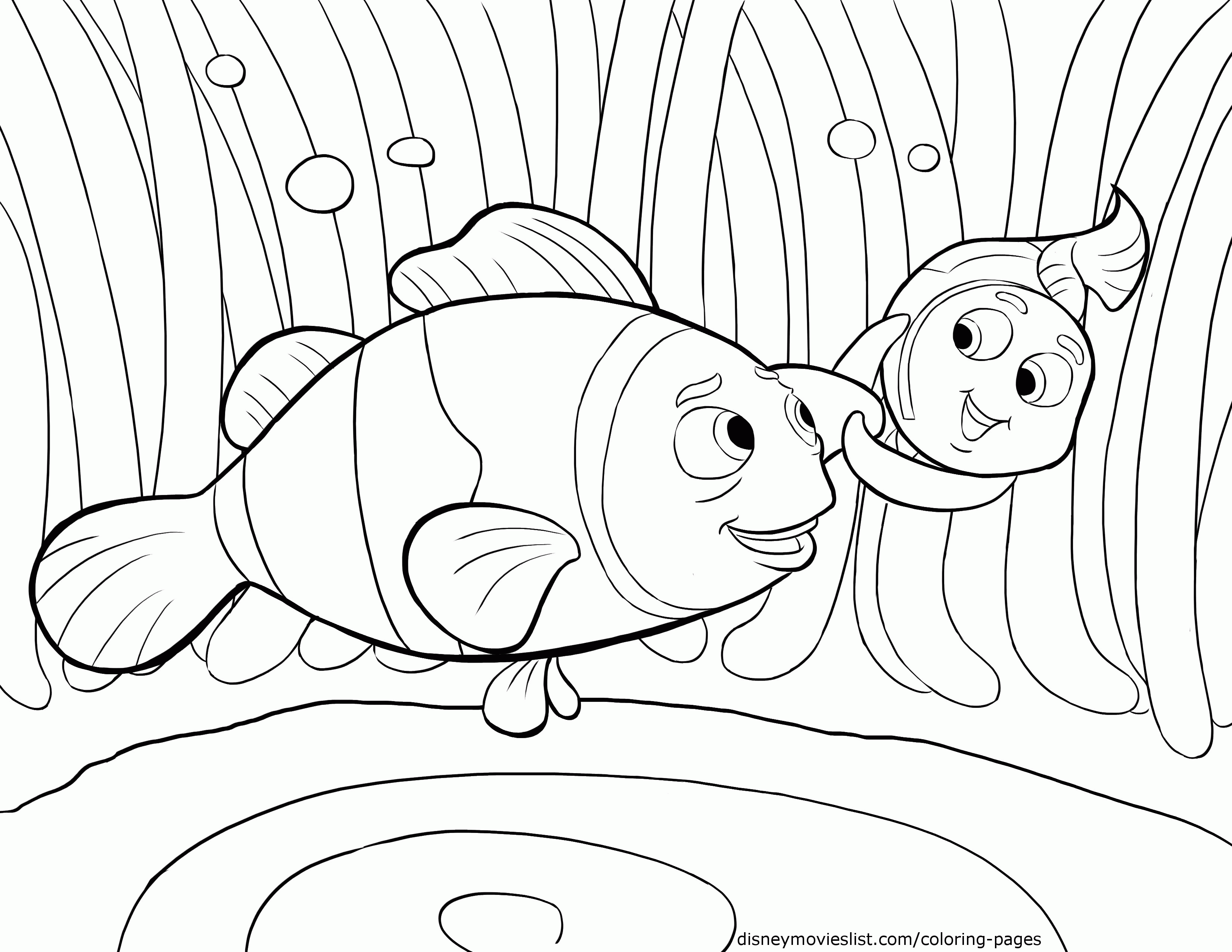 Finding Nemo 48 Cool Coloring Page