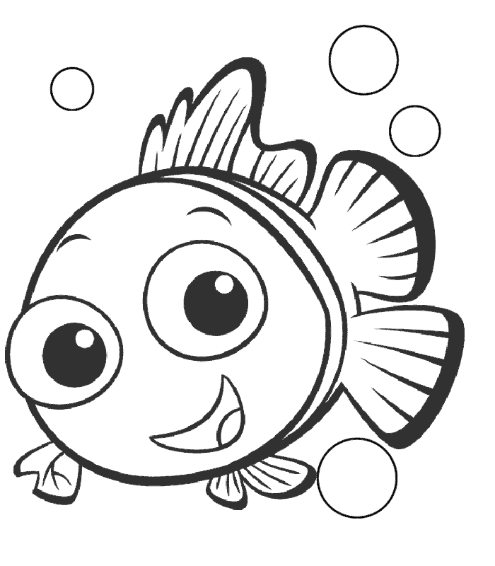 Finding Nemo 6 For Kids Coloring Page
