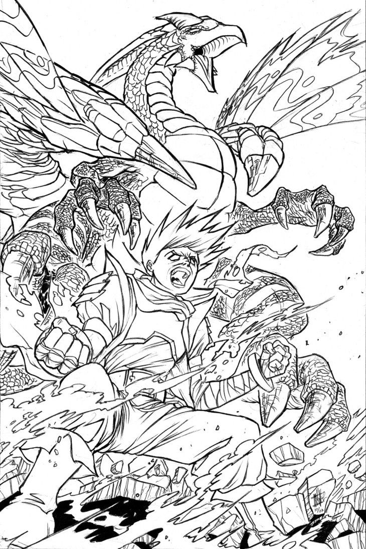 Fire Dragon 26 Cool Coloring Page