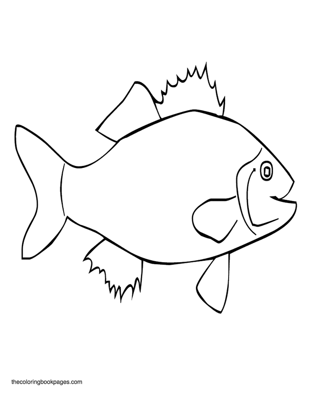 Fish 14 For Kids Coloring Page