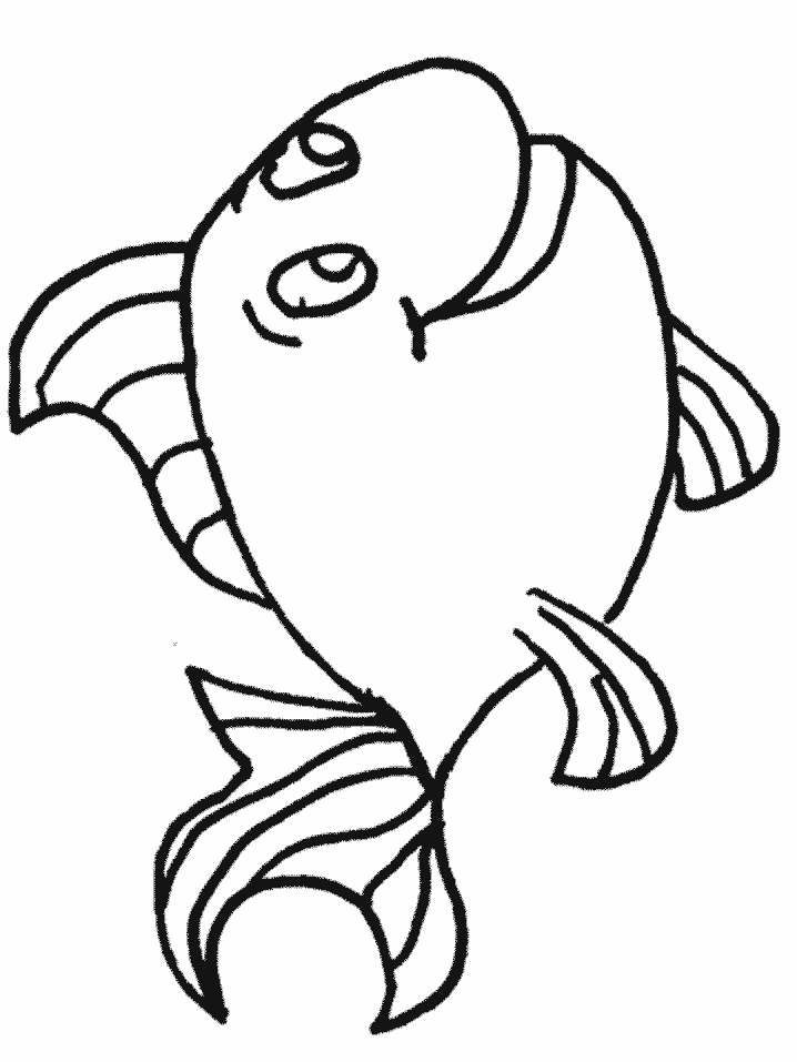 Fish 18 For Kids Coloring Page