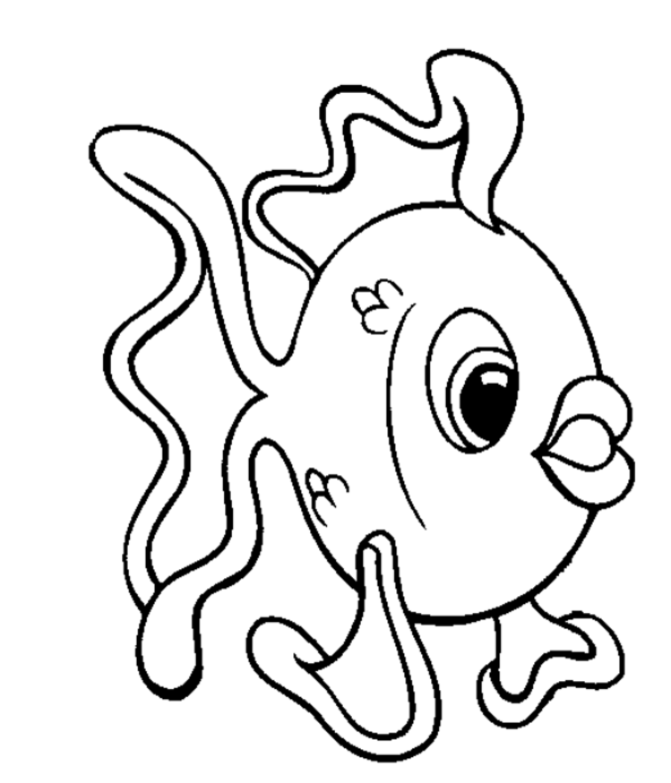 Fish 30 For Kids Coloring Page