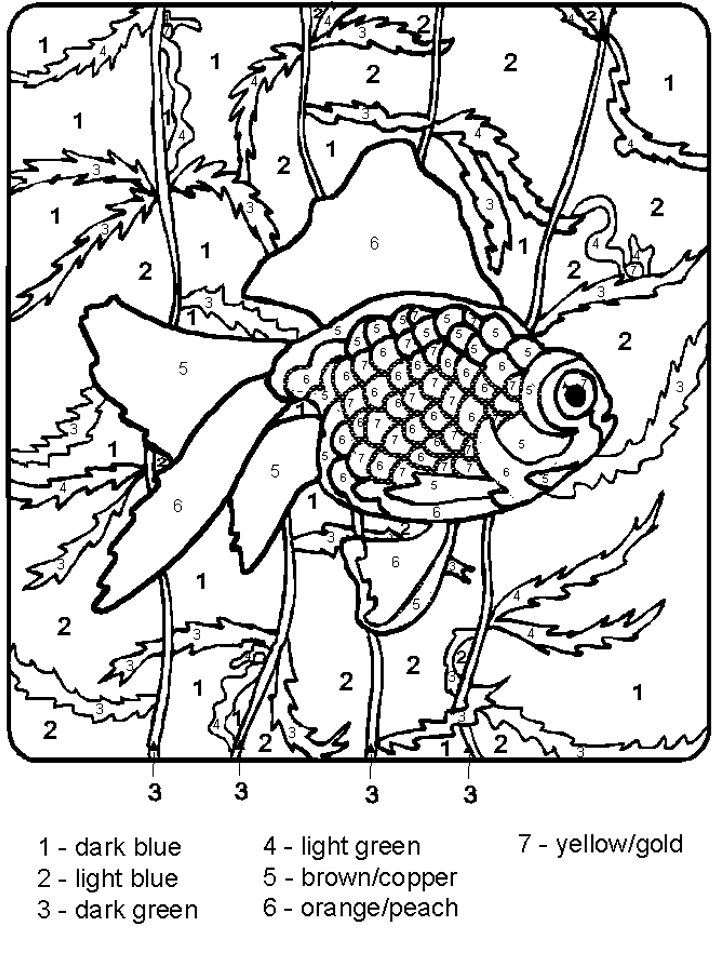 Fish 34 Cool Coloring Page