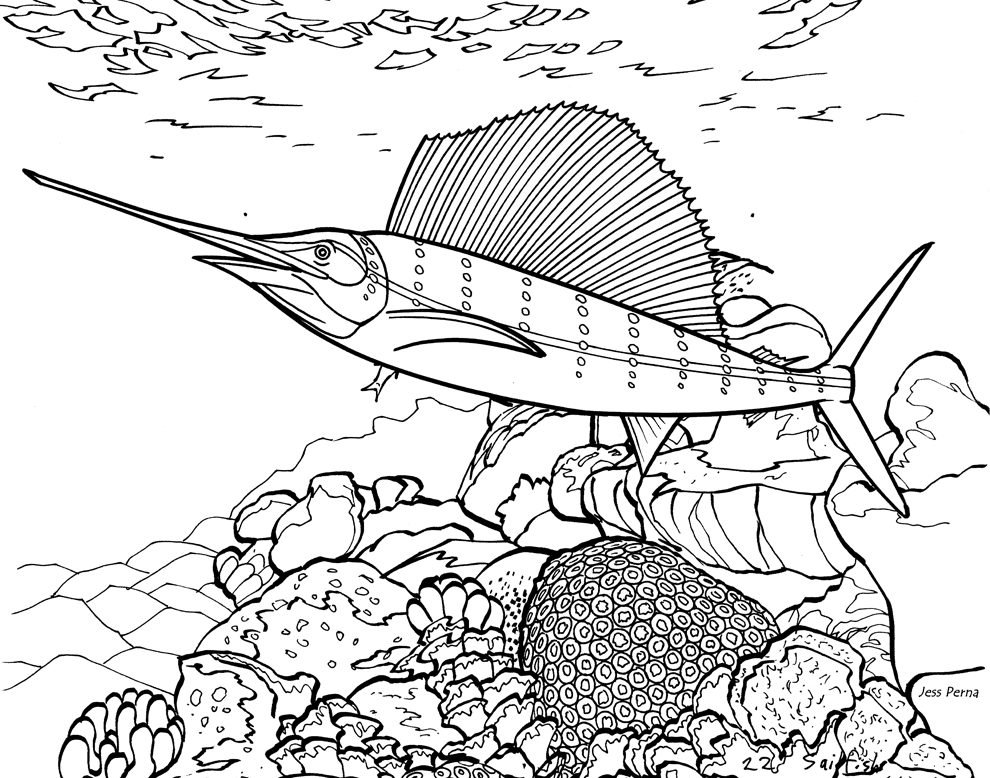 Fish 46 Cool Coloring Page