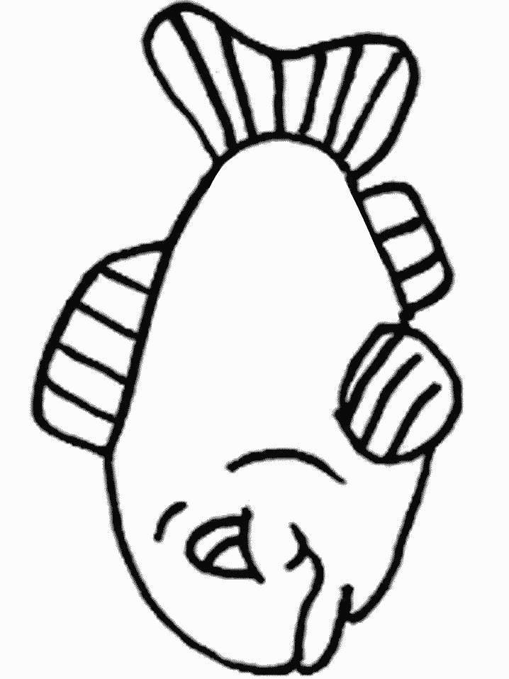 Fish 5 Cool Coloring Page