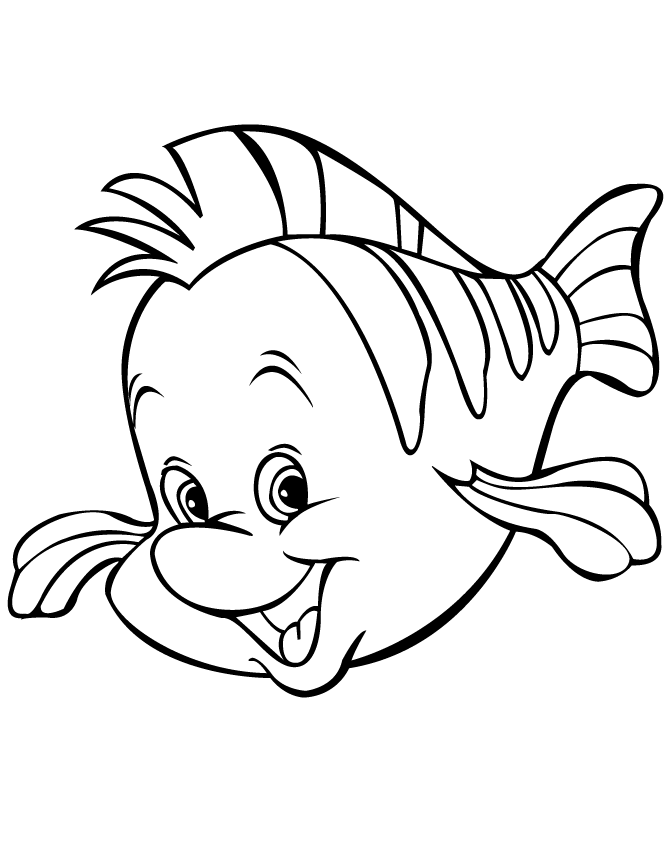 Fish 7 Cool Coloring Page