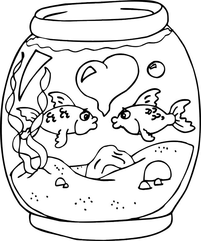 Cool Fish 8 Coloring Page