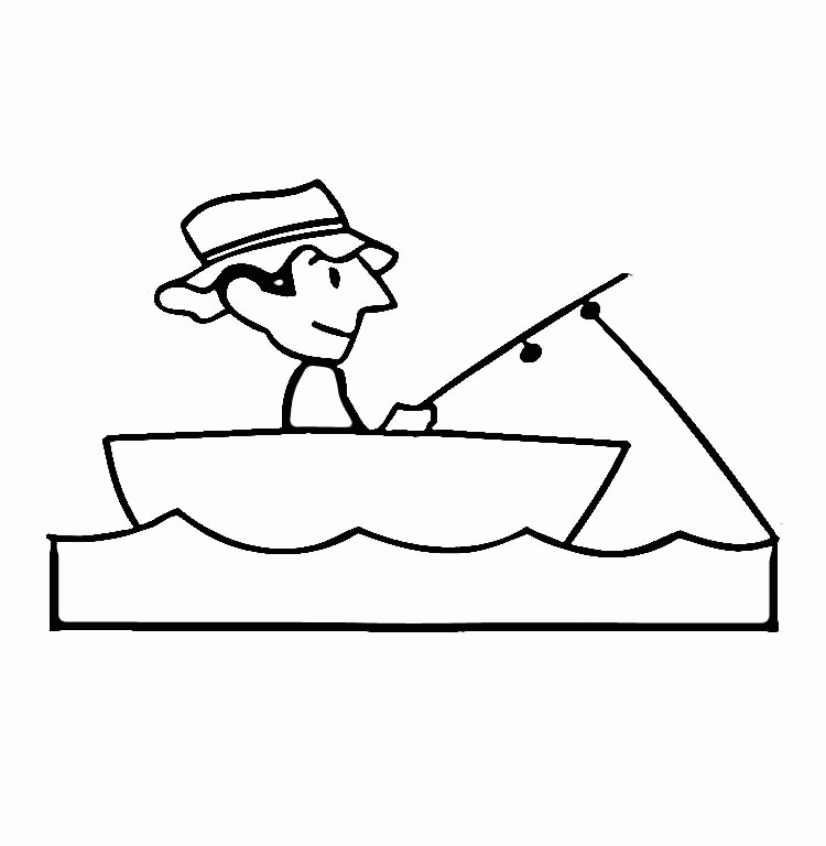 Mr Bean Fishing Boat Cool
