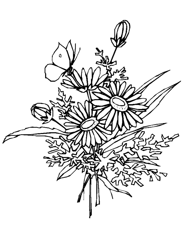 Cool Flower For Adults 15 Coloring Page