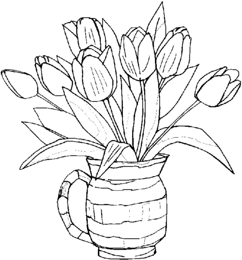 Flower For Adults 26 Cool Coloring Page
