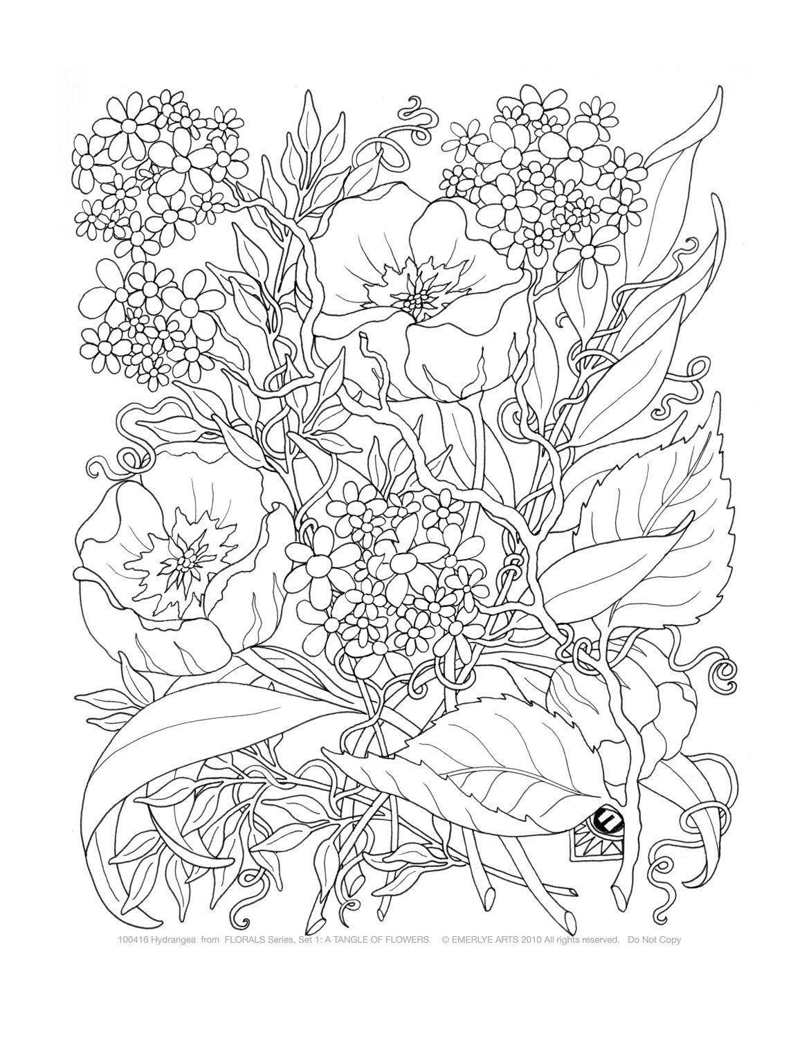 Flower For Adults 28 Cool Coloring Page