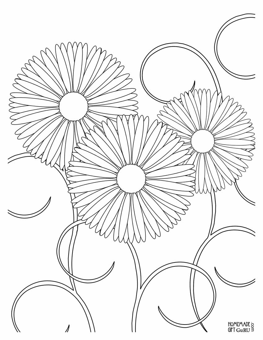 Flower For Adults 32 Cool Coloring Page