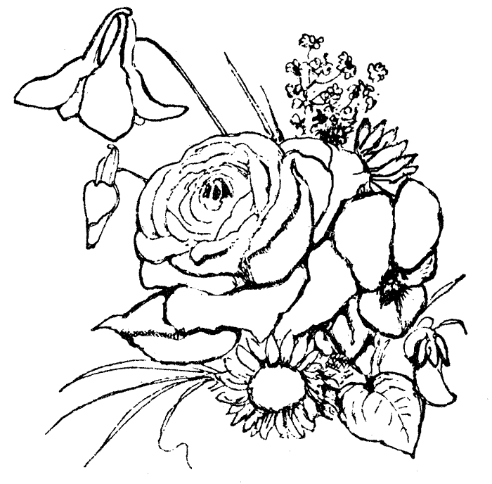 Flower For Adults 8 Cool Coloring Page