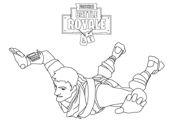 Fortnite 11 Cool Cool Coloring Page