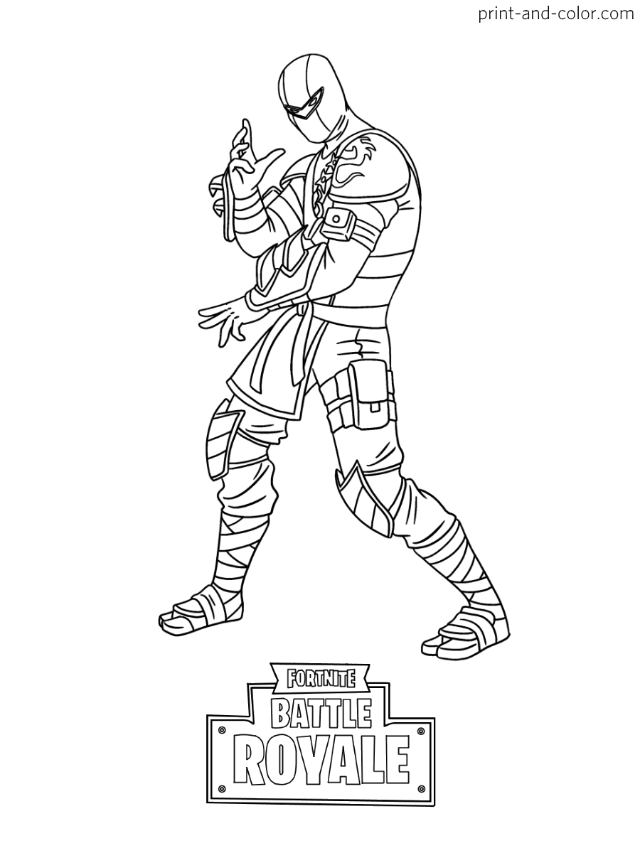 Fortnite 15 Cool Cool Coloring Page