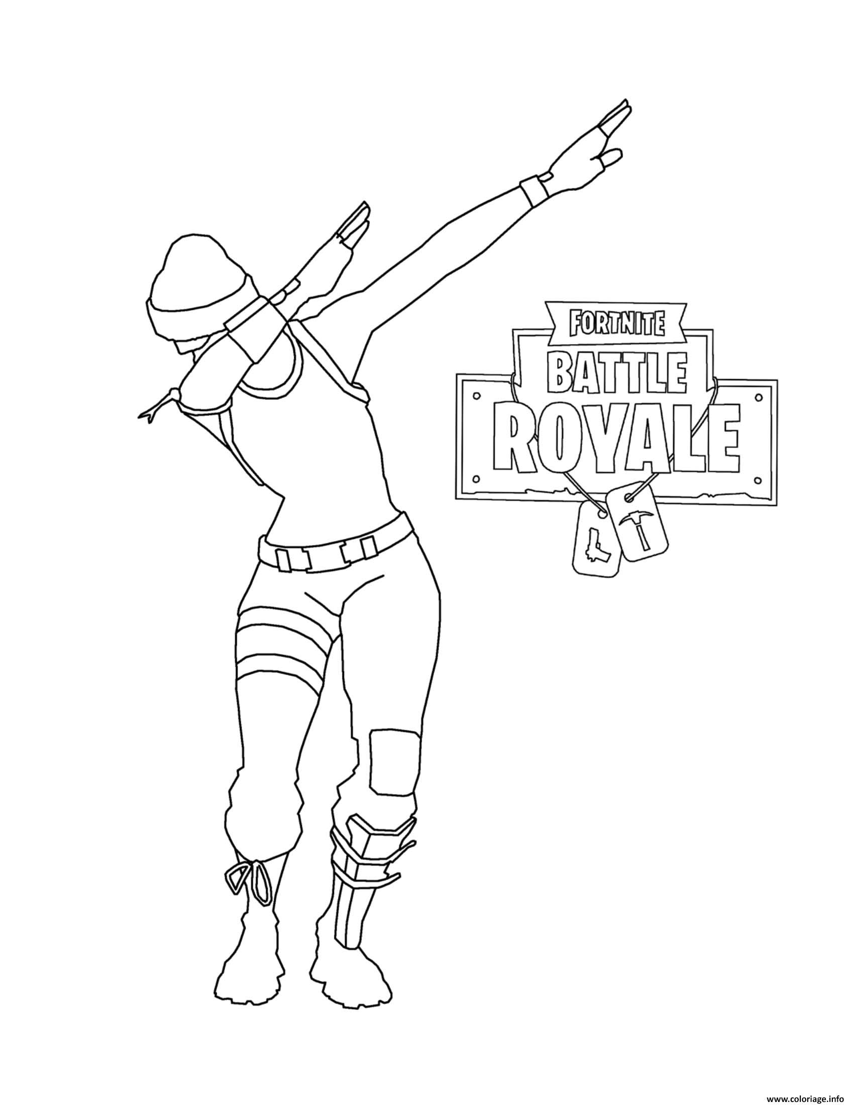Cool Cool Fortnite 22 Coloring Page