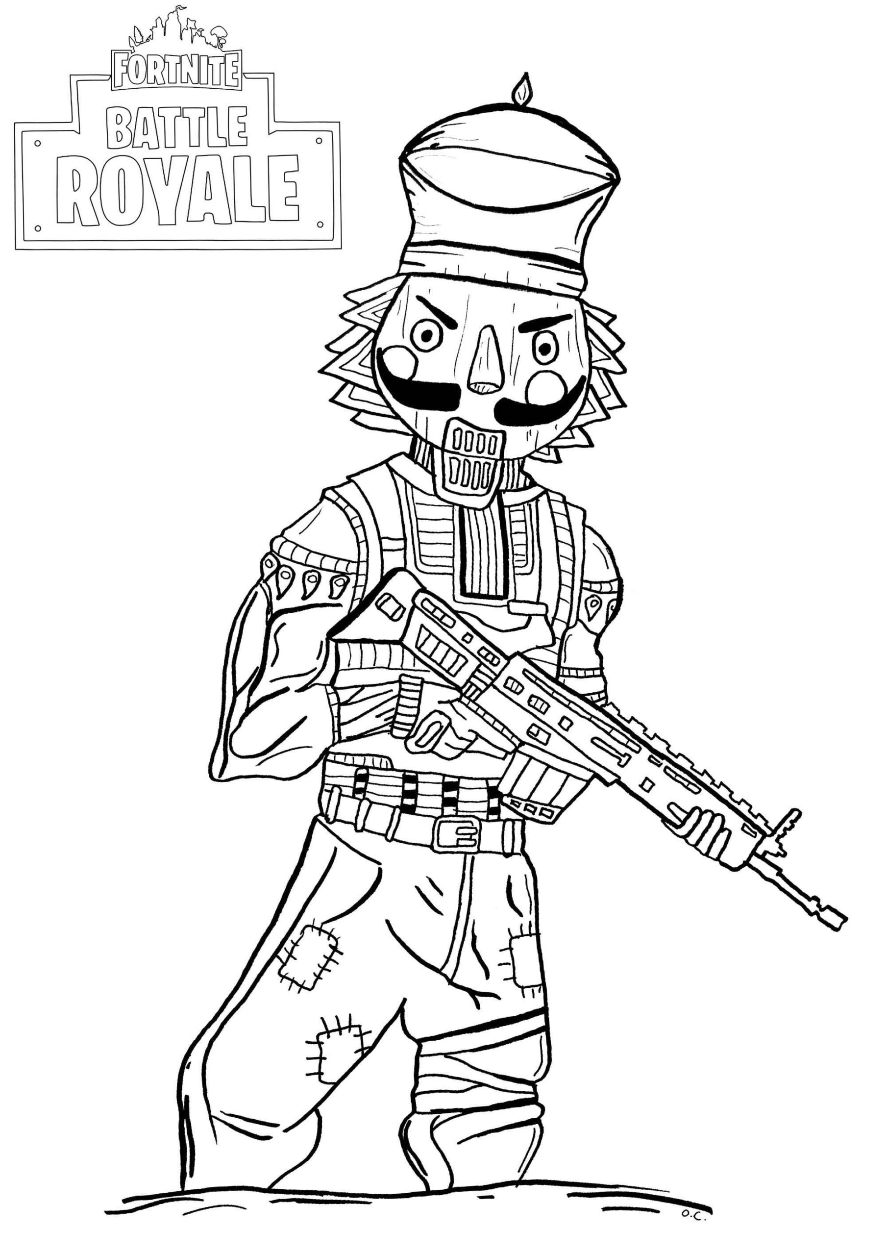 Fortnite 24 For Kids For Kids Coloring Page