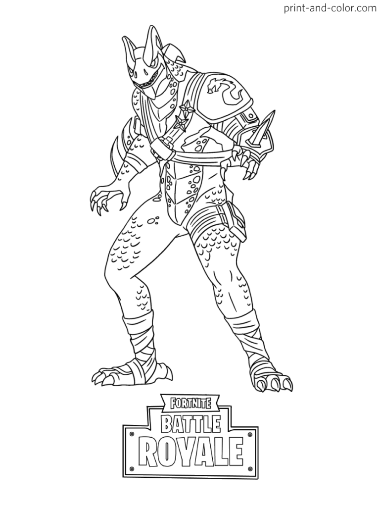 Fortnite 27 Cool Cool Coloring Page