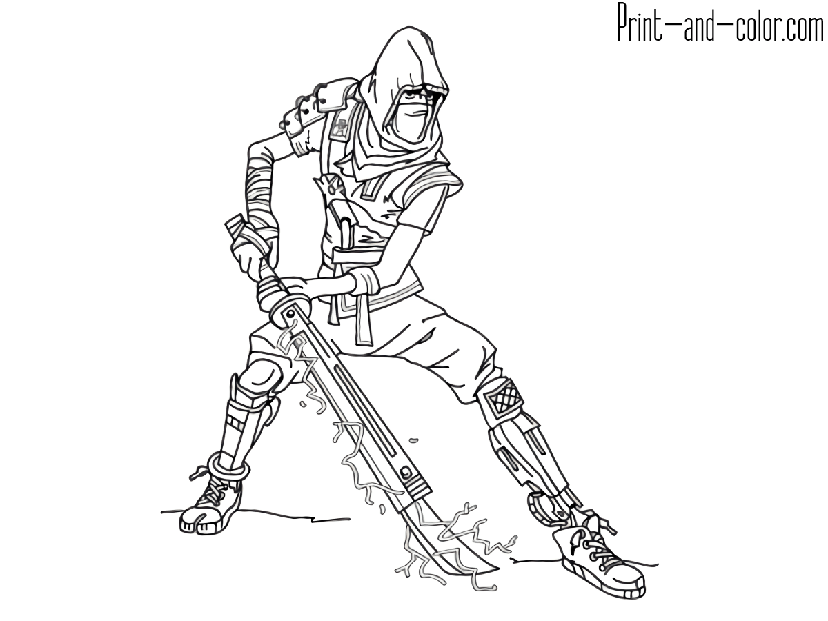 Fortnite 29 Cool Cool Coloring Page