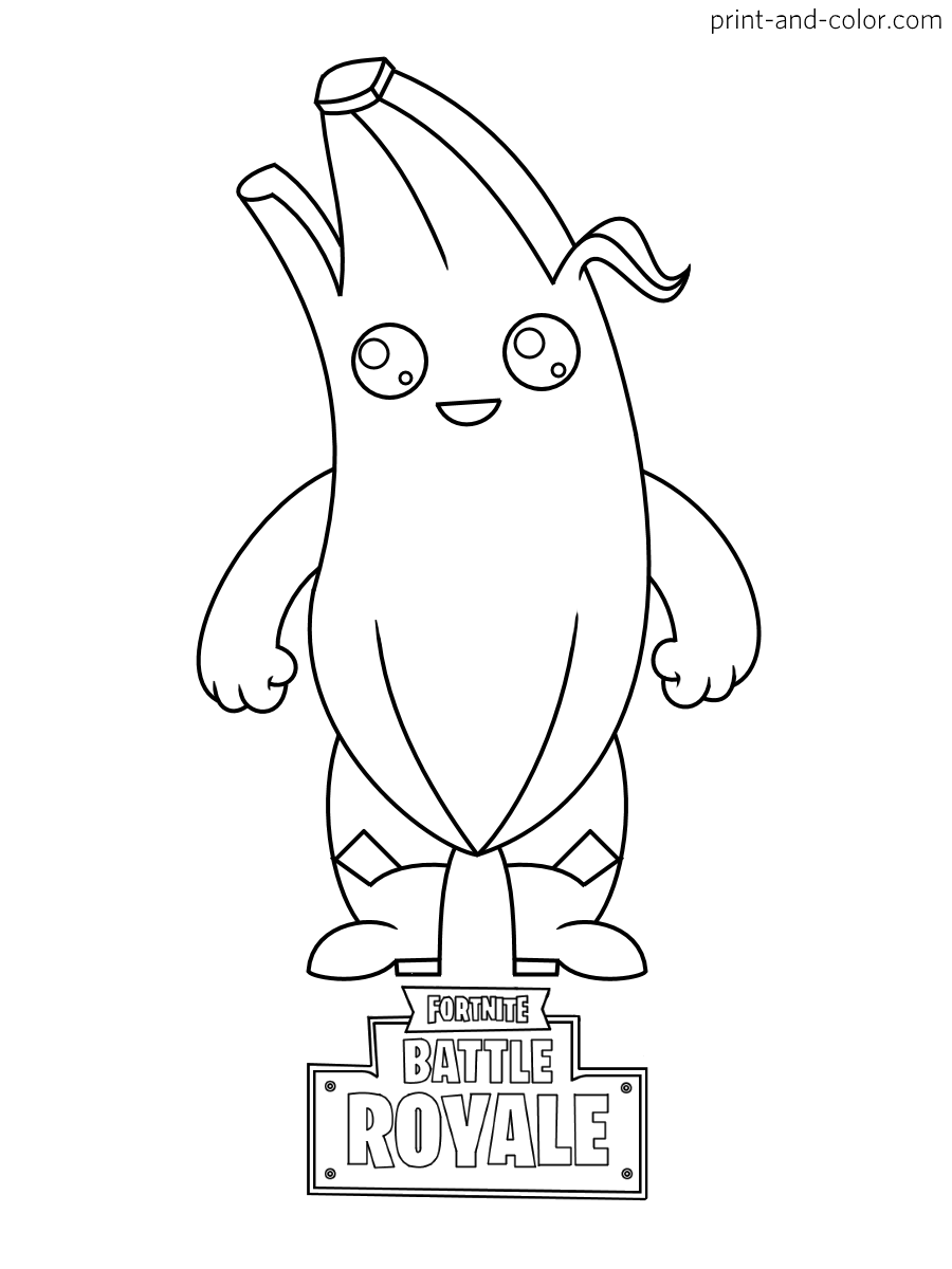 Fortnite 35 Cool Cool Coloring Page