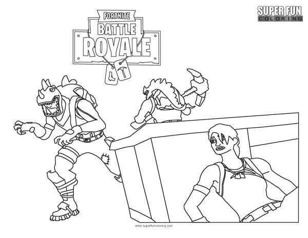 Cool Cool Fortnite 38 Coloring Page