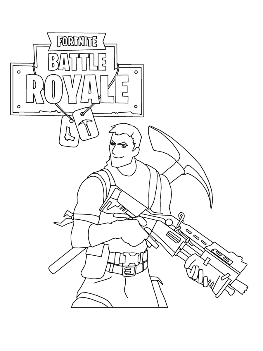 Fortnite 39 Cool Cool Coloring Page