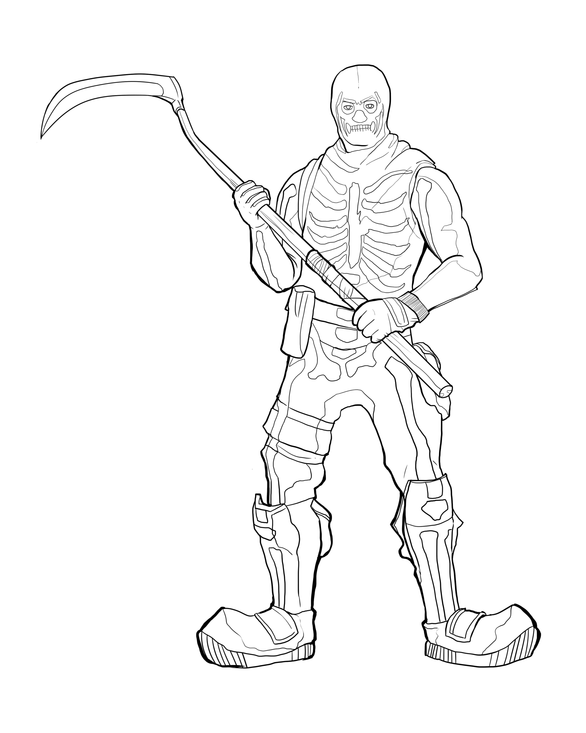 Fortnite 9 Cool Cool Coloring Page