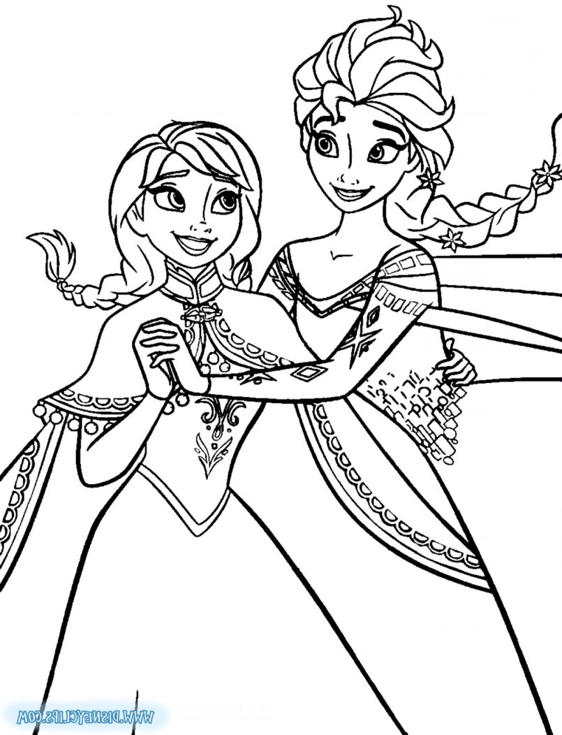 Cool Frozen Elsa 20 Coloring Page